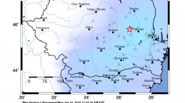 treilea cutremur vrancea luni 15 ianuarie 2024