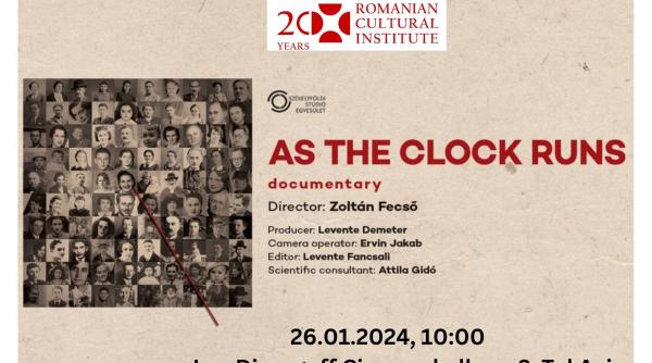 proiectia documentarului dupa cum bate ceasul la cinema lev tel aviv