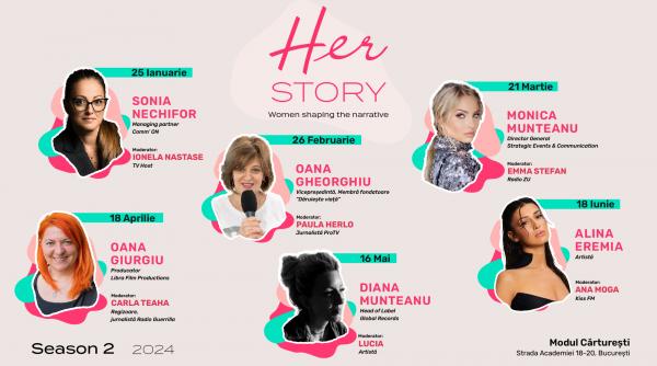 women in music romania anunta o noua serie de evenimente her story conversatii unice cu femei din mai multe sectoare creative