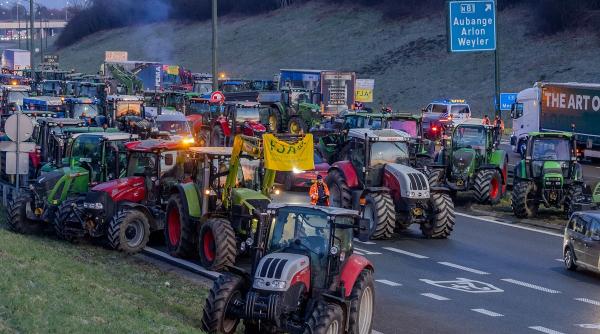 fermieri protestatari port belgia