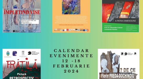 o noua saptamana cu evenimente vizuale