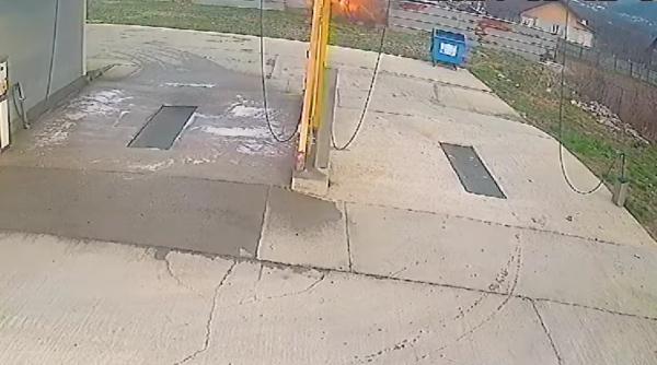 barbat ranit salvat explozie jandarm liber