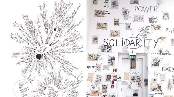 expozitie lia si dan perjovschi intr un dublu solo show la muzeul de arta brasov