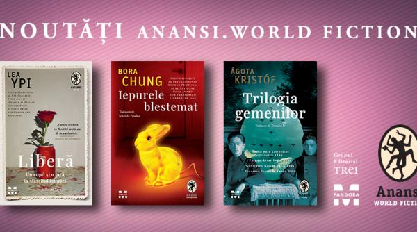 doua nume in plina ascensiune ale scenei literare internationale traduse in premiera si reeditarea unei trilogii mult asteptate in colectia anansi