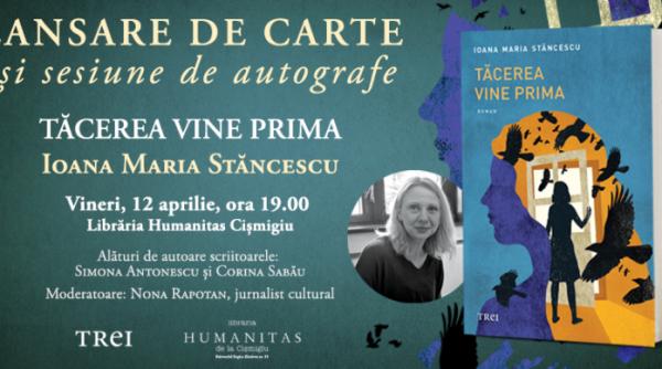 lansare de carte si sesiune de autografe ioana maria stancescu tacerea vine prima