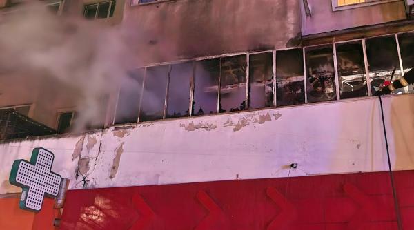 incendiu apartament bloc giurgiu panica locatari