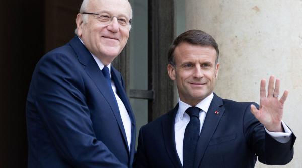 macron intalnire cu premierul libanez pentru evitarea confruntarilor dintre hezbollah si israel