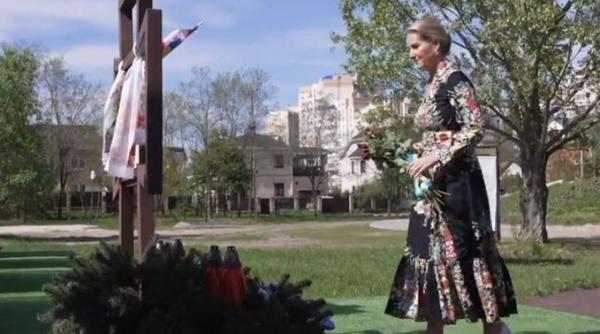 sophie ducesa edinburgh primul membru familiei regale britanice viziteaza ucraina inceput razboi