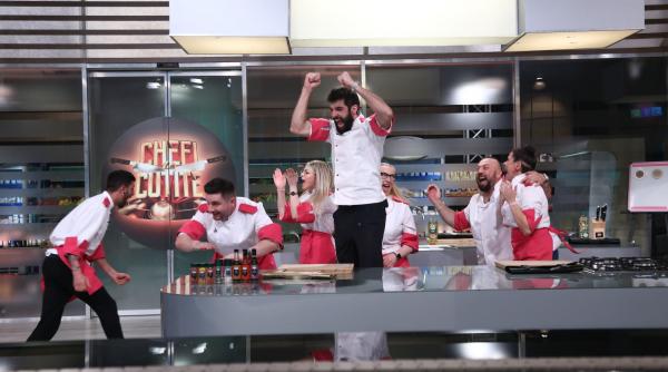echipa lui chef richard abou zaki invingatoare in editia de ieri chefi la cutite chef stefan popescu lanseaza o amuleta la battle ul de diseara