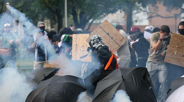 violenta oribila ciocniri propaleestinieni proisraelieni universitati
