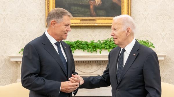 presedintele romaniei klaus iohannis joe biden casa alba