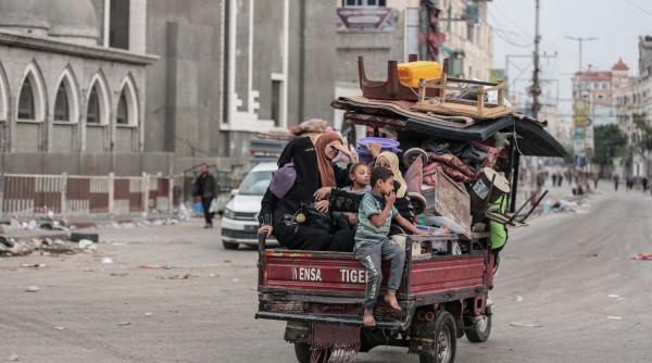 bilant onu sute de mii de palestinieni au fugit din rafah in ultima saptamana