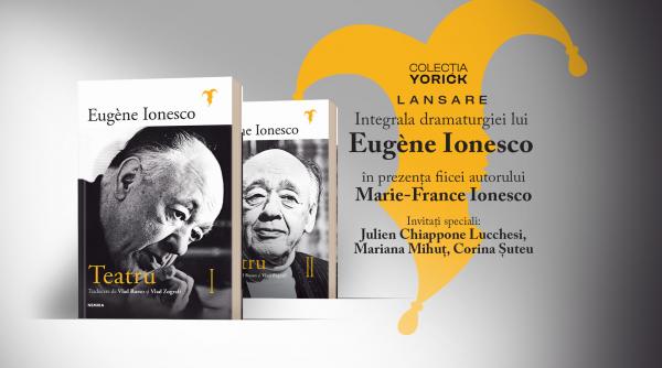 editura nemira anunta lansarea integralei dramaturgiei lui eugene ionesco in prezenta fiicei autorului marie france ionesco