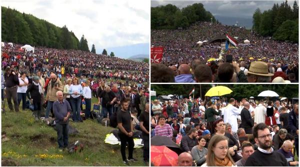 pelerinaj rusalii catolice sumuleu ciuc participa 300 000 credinciosi