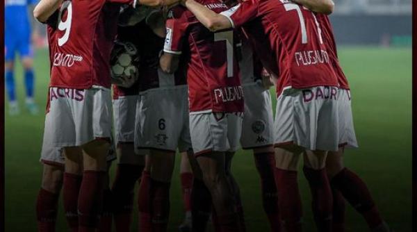 rapid bucuresti castiga primul meci play off liga 1