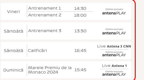 iuliana pepene traieste live experienta formula 1 la marele premiu al principatului monaco difuzat duminica n direct la antena 1 si pe antenaplay de la 15 45