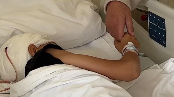 premiera romania primul copil operat creier tumora gigant