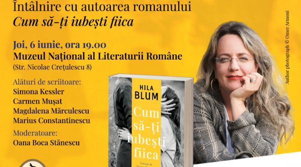 scriitoarea hila blum un nume in plina ascensiune al literaturii israeliene vine la bucuresti