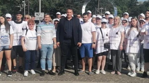 mars pentru viata in memoria celor trei tineri romani luati de viitura in italia