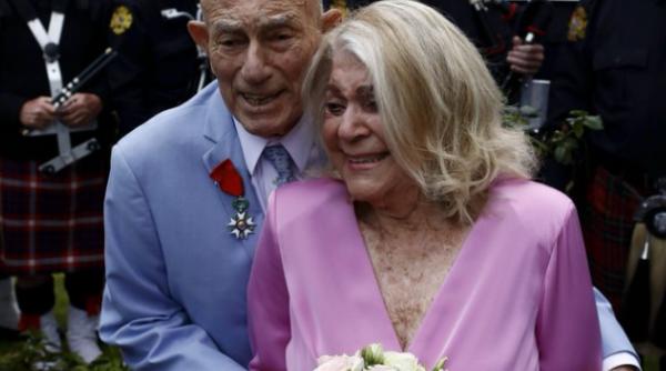 casatorie batranete veteran 100 ani mire sotie 98 ani harold terens