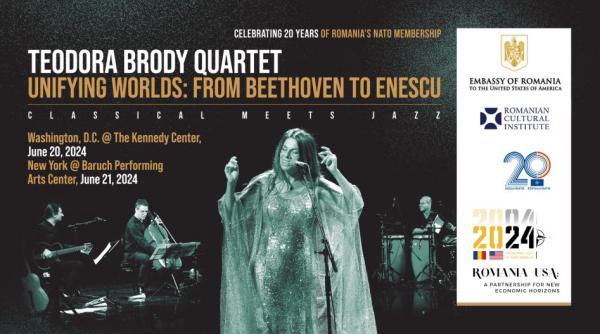 teodora brody se intoarce intr un mult asteptat turneu american in care muzica clasica se intalneste cu jazz ul