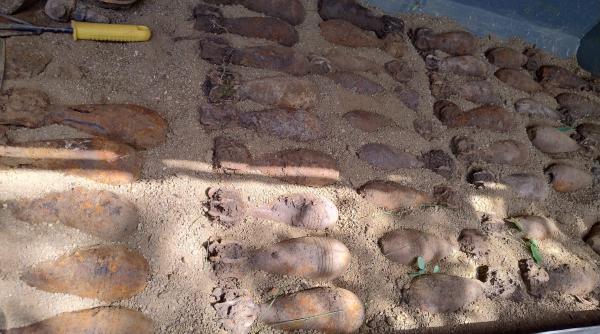 munitie bomba padure