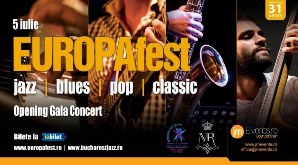 concertul de deschidere al europafest 31 jazz at the palace la sala auditorium a palatului regal