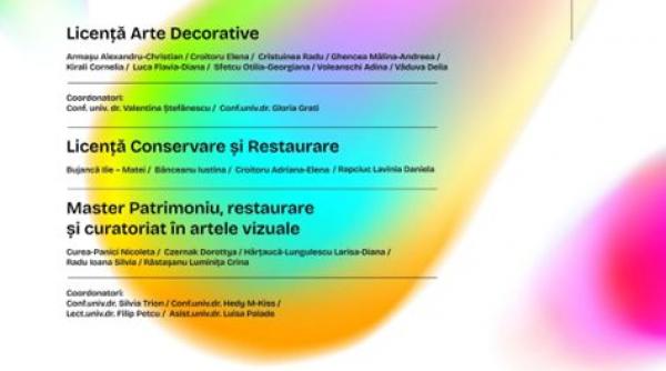 proiectele de licenta si disertatie ale absolventilor facultatii de arte si design expuse la muzeul national de arta timisoara