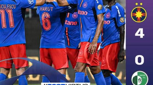 fcsb s a calificat in turul al doilea preliminar al ligii campionilor dupa 4 0 cu virtus ac