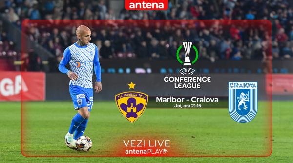 update meciul din turul 2 preliminar al conference league maribor universitatea craiova se vede pe antena stars si in antenaplay astazi de la 21 15