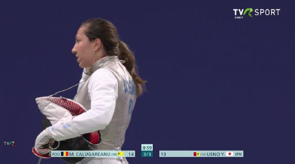 floretista malina calugareanu victorie primul meci paris 2024