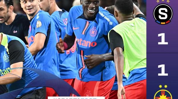 fcsb egal dramatic sparta praga liga campionilor