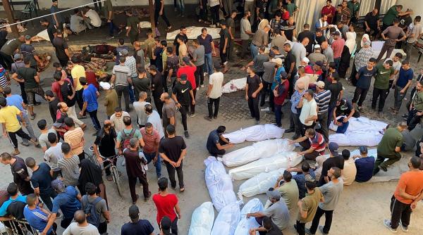 sua ingrijorata atac israelian scoala gaza