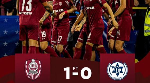 cfr cluj invinge maccabi petah tikva califica play off conference league