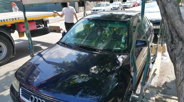 masini parcate trotuare sector 5 ridicate