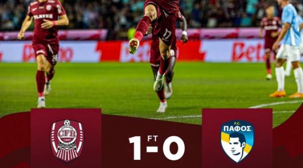 victorie la limita pentru cfr cluj 1 0 cu fc pafos in play off ul conference league
