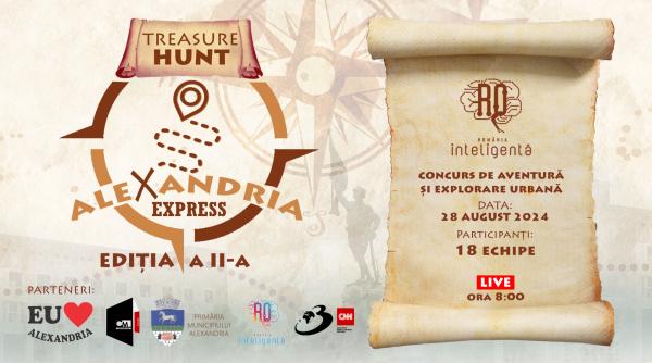incepe a doua editie a concursului de aventura si explorare urbana alexandria express treasure hunt antena 3 cnn romania inteligenta