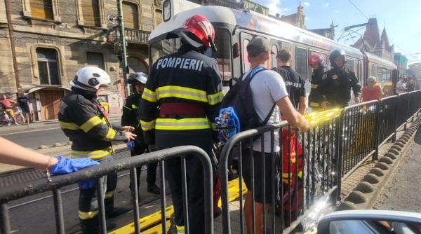 tramvai accident timisoara femeie