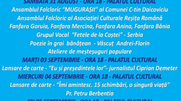 zilele palatului cultural din resita o saptamana de sarbatoare culturala si lansarea cartii eveniment a jurnalistului ciprian demeter eu si presedintele lor