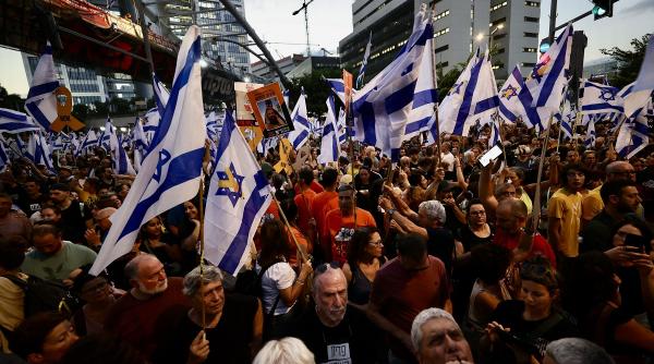 proteste israel 500 000 oameni strada noaptea duminica