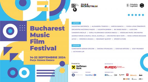 o noua editie bucharest music film festival revine in centrul orasului 9 zile de concerte sute de artisti si proiectii de film in piata george enescu din capitala