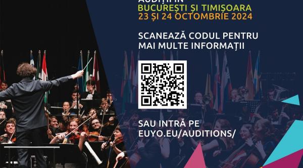 ICR invită tinerii muzicieni să participe la selecția anuală pentru Orchestra de Tineret a Uniunii Europene – EUYO