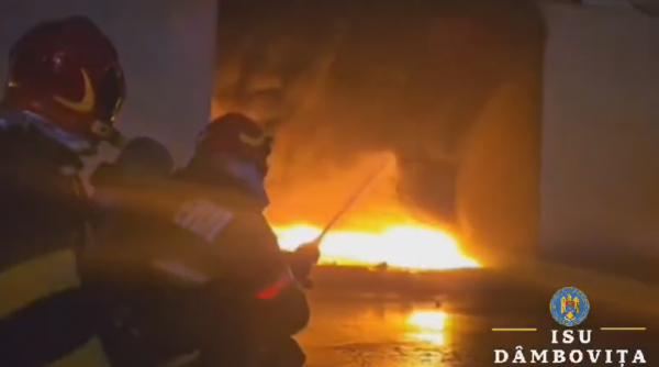 incendiu puternic hala dambovita ro alert