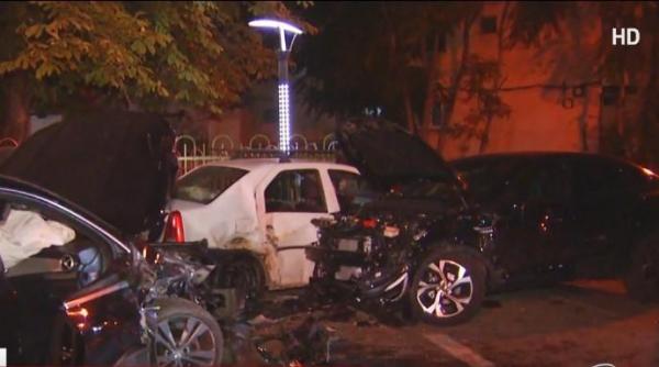 adolescenta fara permis lovit sase masini dauna totala bucuresti