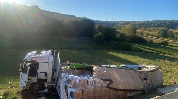 tir masini spalat rasturnat dn 1 e6 cluj