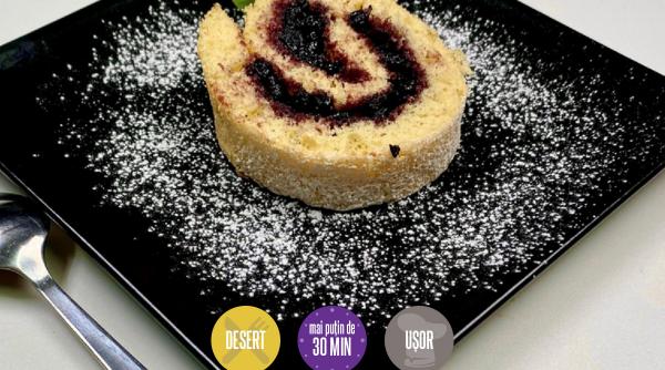 reteta rulada gem pufoasa fara praf copt