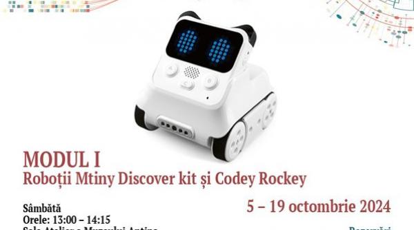 ateliere de robotica distractiva pentru cei mici la muzeul antipa