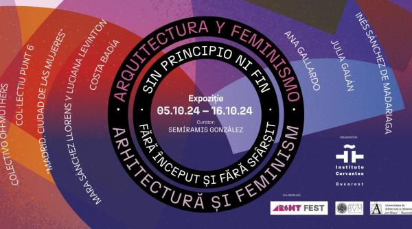 vernisaj expozitia arhitectura si feminism fara inceput si fara sfarsit din cadrul archy fest 2024