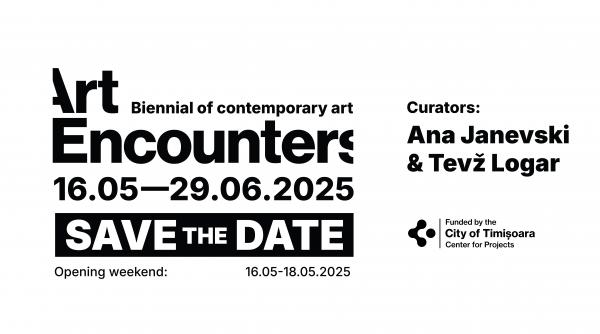 ana janevski si tevz logar sunt curatorii bienalei art encounters 2025 evenimentul are loc in perioada 16 mai 29 iunie 2025