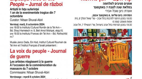 expozitia voice of the people jurnal de razboi la galeria icr tel aviv